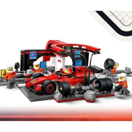 Конструктор LEGO Формула 1 Питстоп Ferrari Car 60443