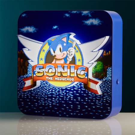 Настольный светильник-ночник Sonic The Hedgehog светодиодный 3D Соник
