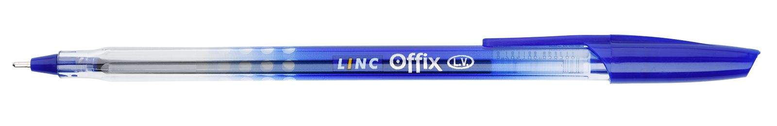 Ручки LINC шариковые Offix 50 штук синий 1 мм - фото 4