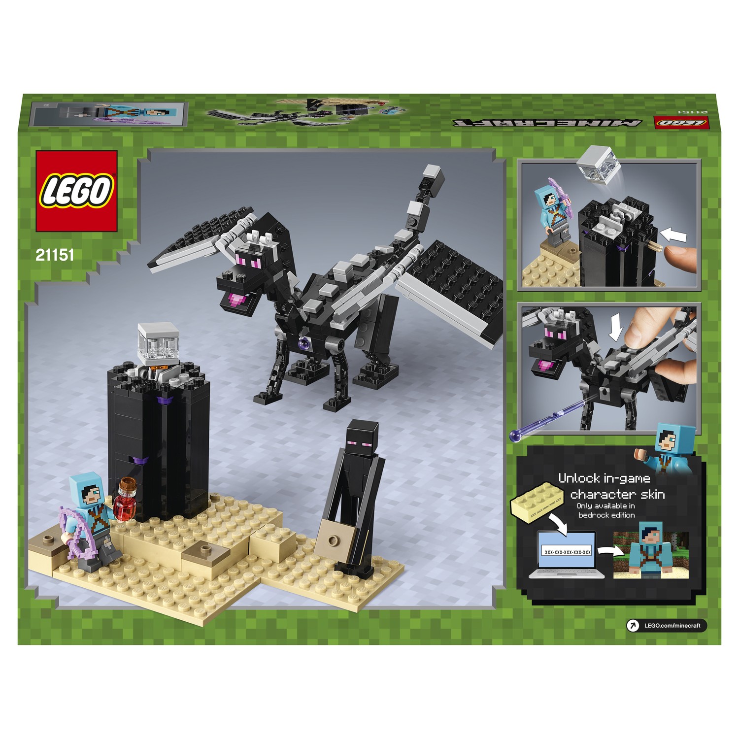 Конструктор LEGO Minecraft Последняя битва 21151 купить по цене 999 ₽ в  интернет-магазине Детский мир