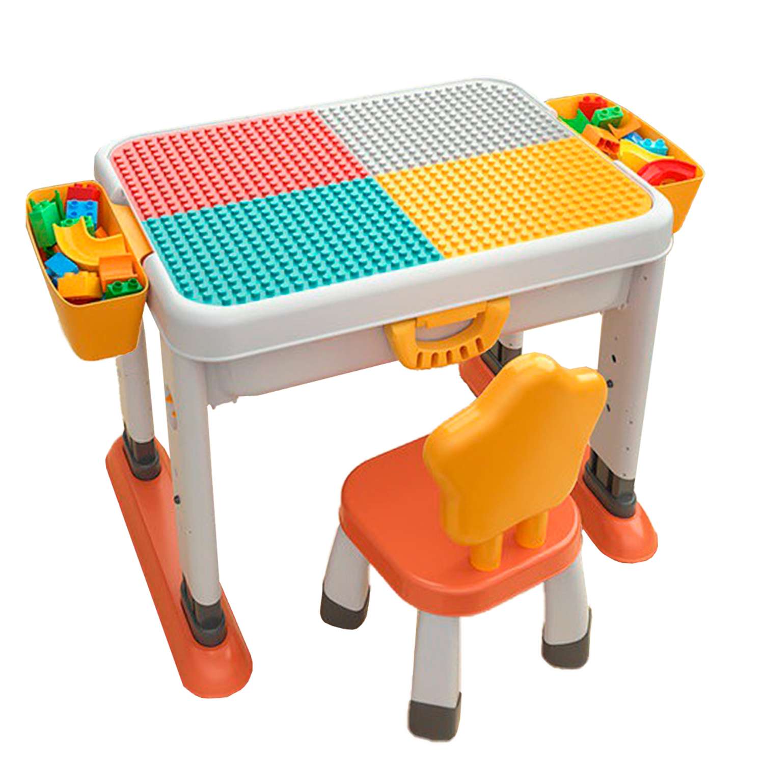 Развивающий детский столик WiMI со стулом и контейнером для хранения - фото 3