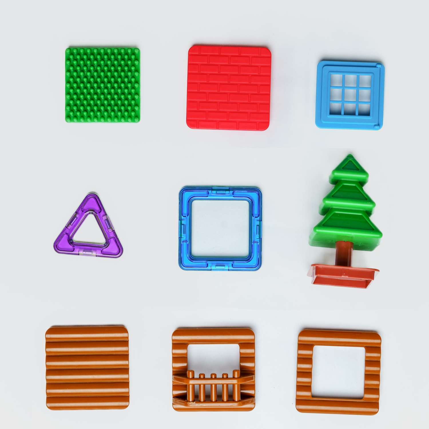 Конструктор Крибли Бу магнитный пластиковый сборный/детская развивающая игрушка с крупными деталями 48 элементов - фото 10