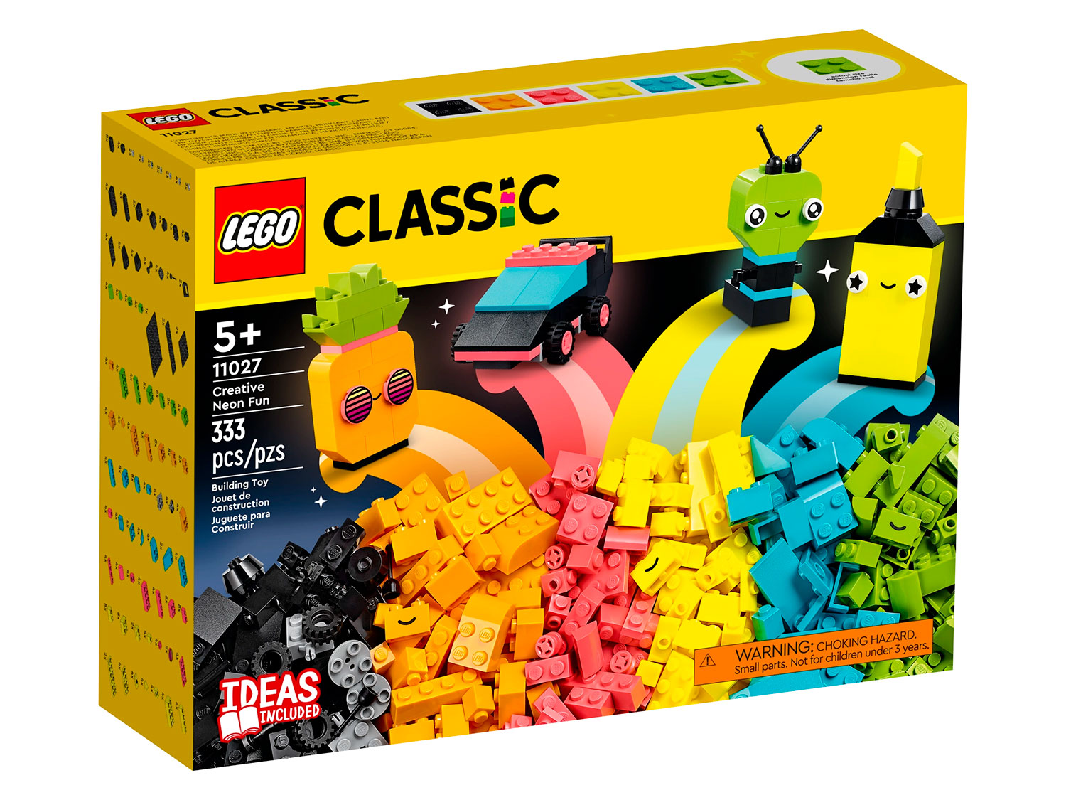 Конструктор Lego Classic LEGO детский Творческое неоновое веселье 11027 - фото 14