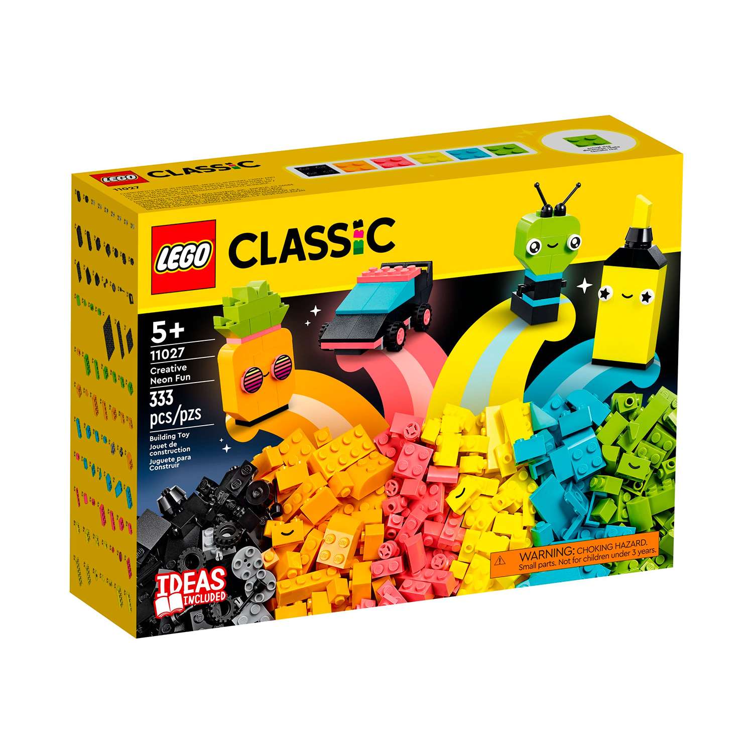 Конструктор LEGO Classic LEGO детский Творческое неоновое веселье 11027 - фото 14