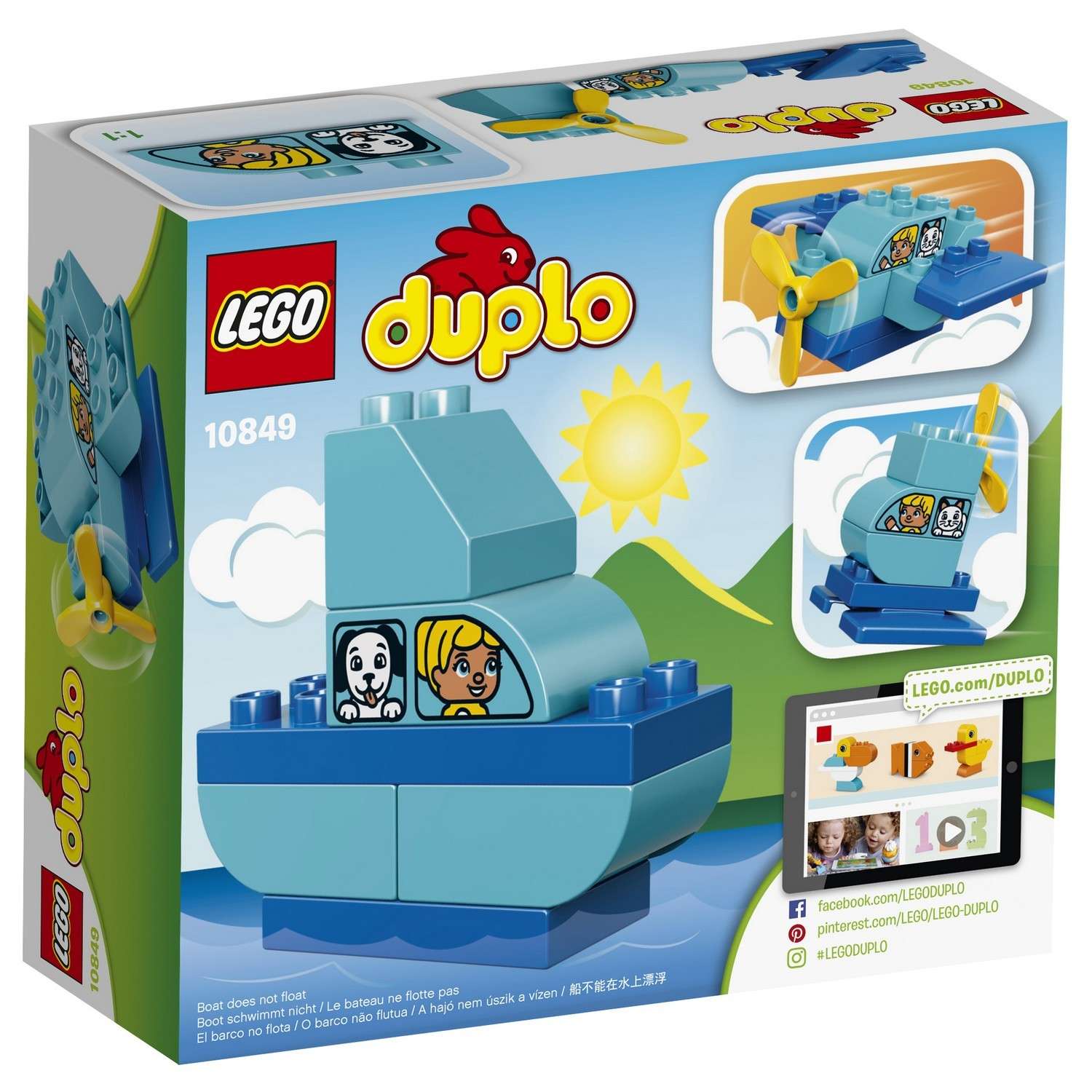 Конструктор LEGO DUPLO My First Мой первый самолёт (10849) - фото 3