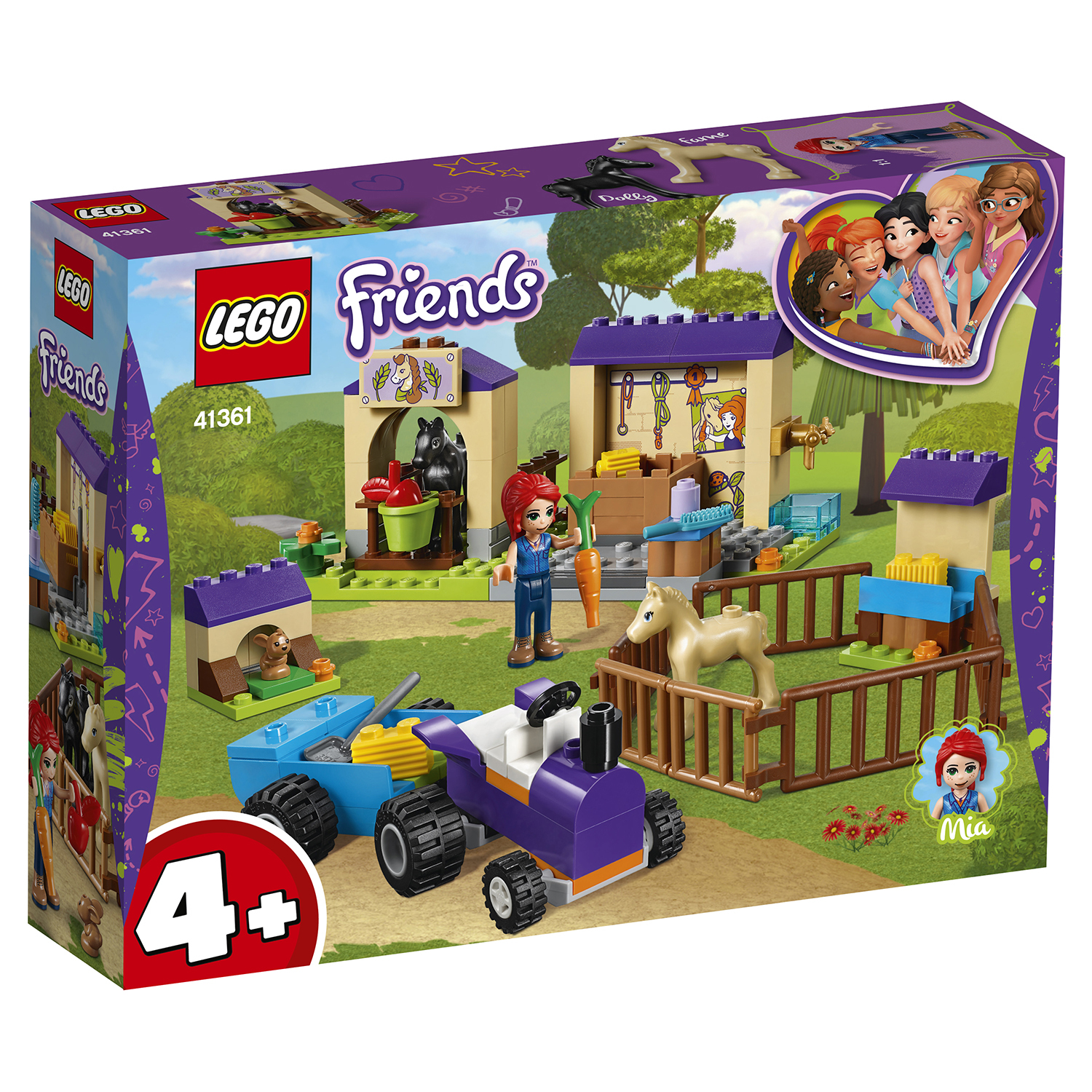 Конструктор LEGO Friends Конюшня для жеребят Мии 41361 - фото 2