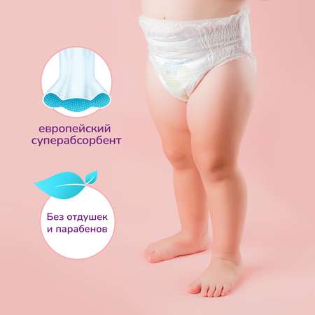 Подгузники-трусики Canbebe размер 5 11-18 кг 24 шт