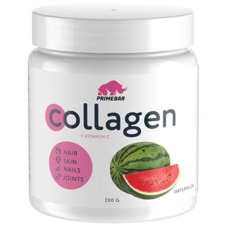 Коллаген Рrimebar Collagen со вкусом арбуза 200г