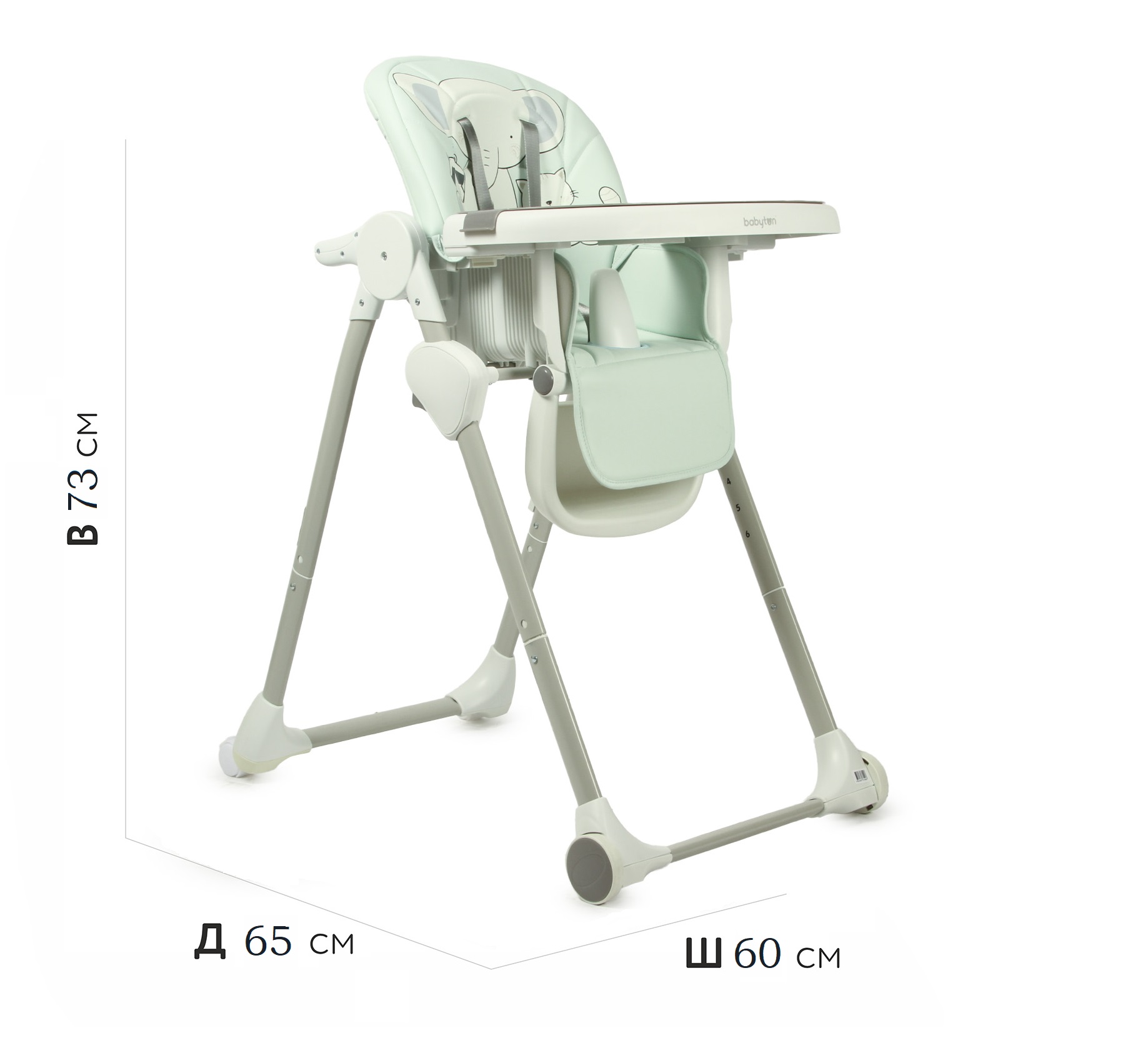 Стульчик Babyton Multiset Mint - фото 2