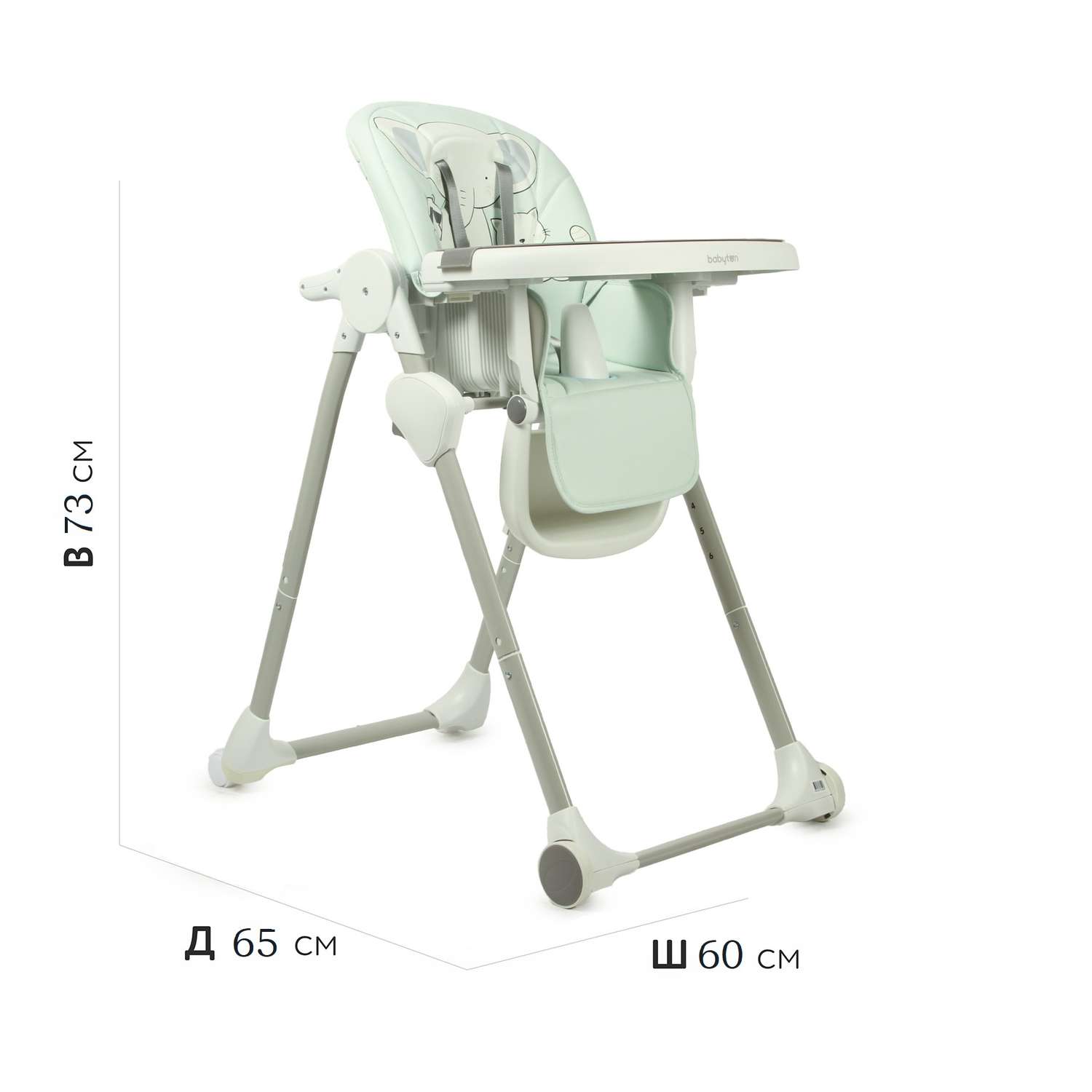 Стульчик Babyton Multiset Mint - фото 2