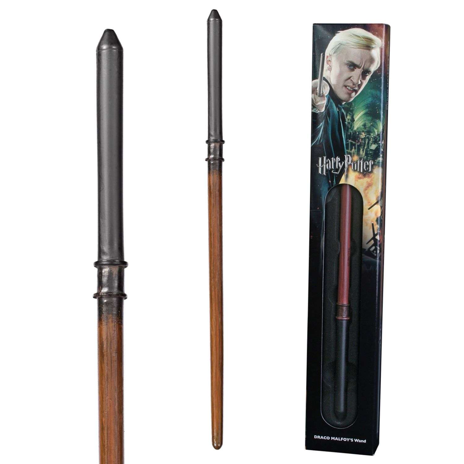 Волшебная палочка Harry Potter Драко Малфой 34 см - premium series - фото 3