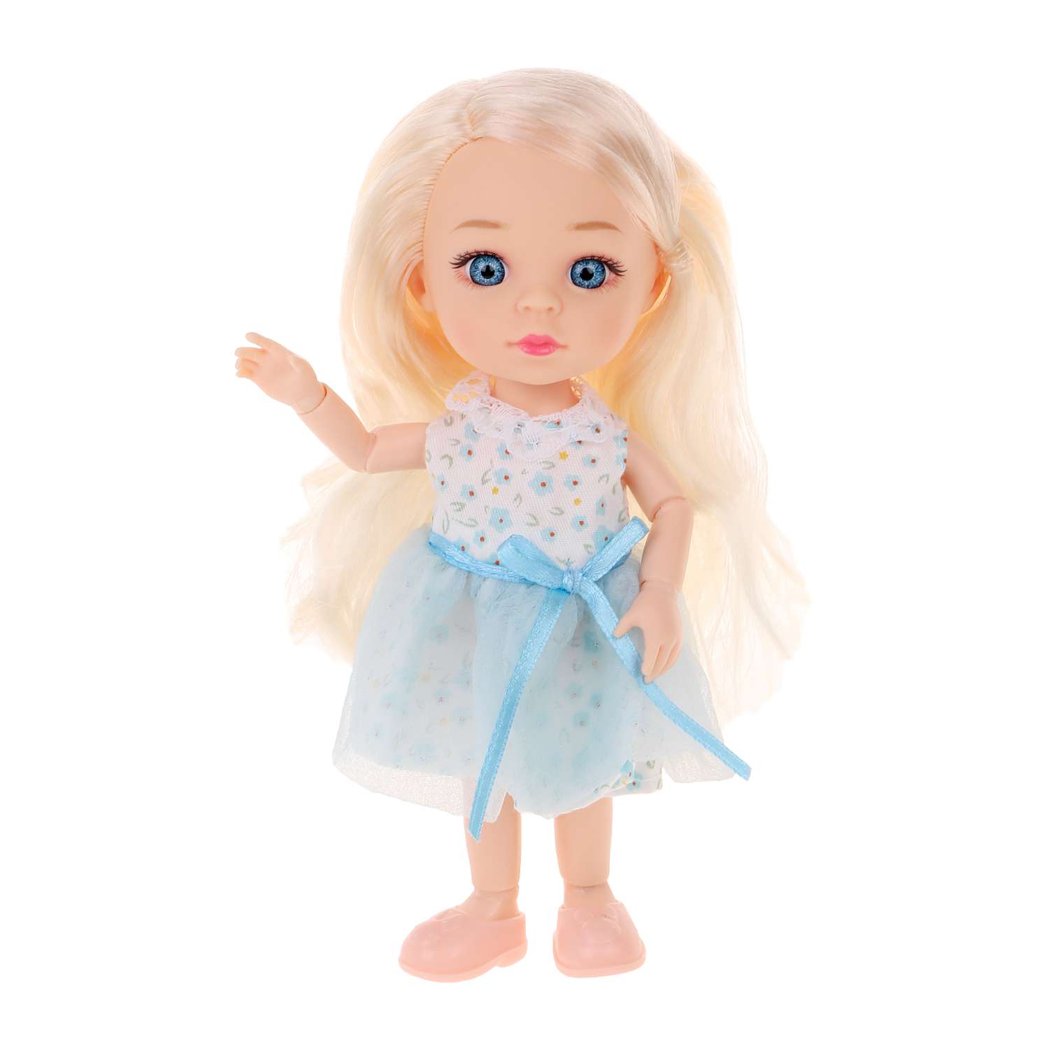 Кукла для девочки Наша Игрушка шарнирная 15 см 803596 - фото 3