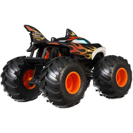 Автомобиль Hot Wheels Monster Tracks Шарк Рик 1:24