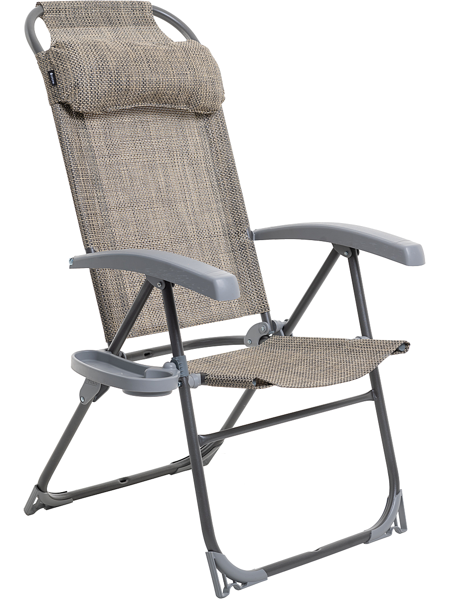 Кресло-шезлонг InHome складное с подлокотниками для отдыха - фото 20