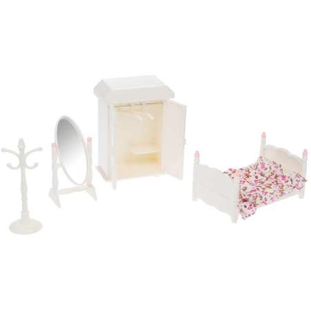 Игровой набор Наша Игрушка Спальня с мебелью для игрушек