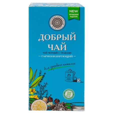 Чай Фабрика Здоровых Продуктов Добрый с травами 1.8г*25пакетиков