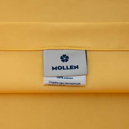 Простыня солнечно-желтая Mollen 90х200х20