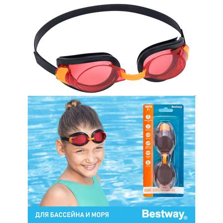 Очки для плавания BESTWAY Pro Racer подростковые Розовые