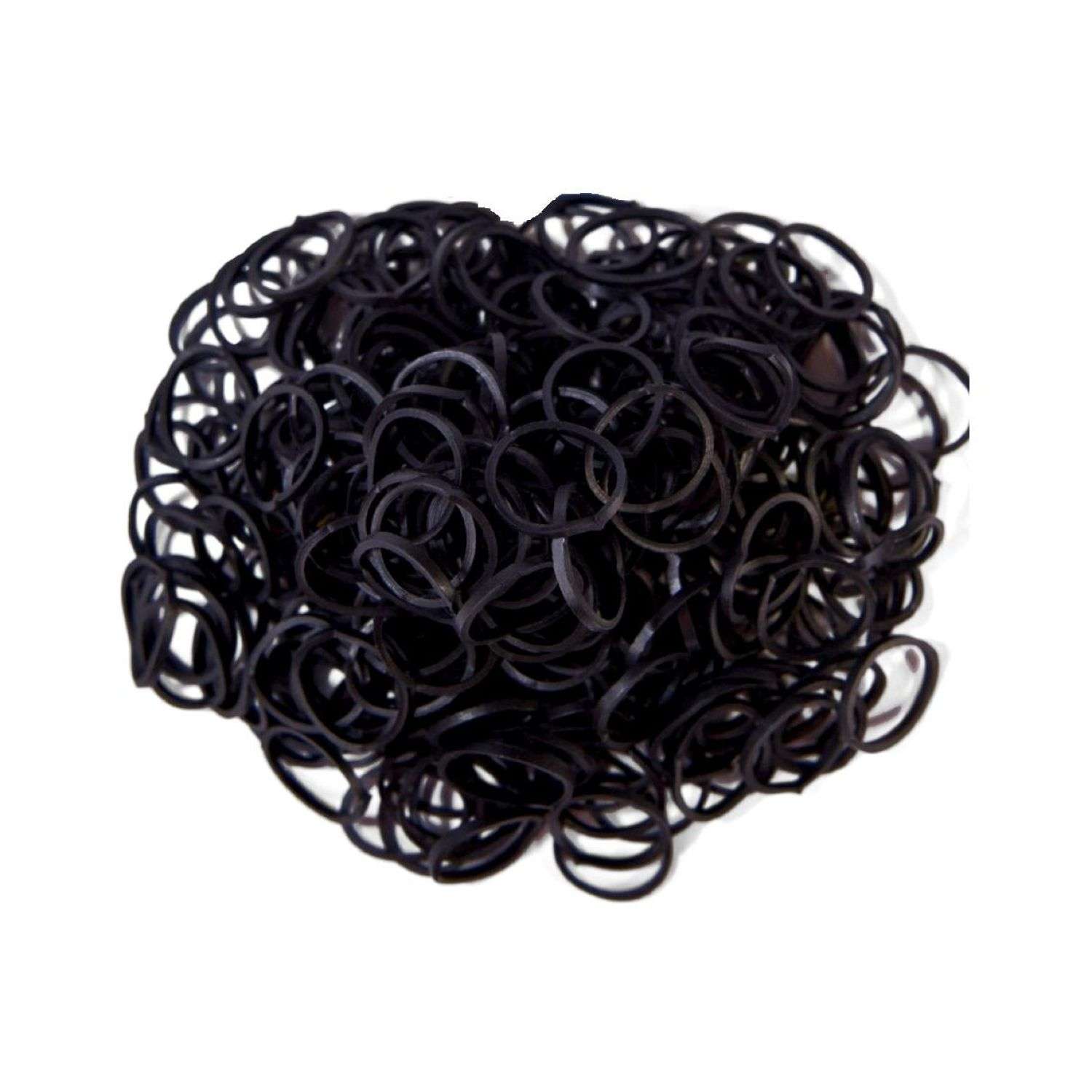 Набор резинок Uniglodis для плетения 10000шт. черный - фото 1