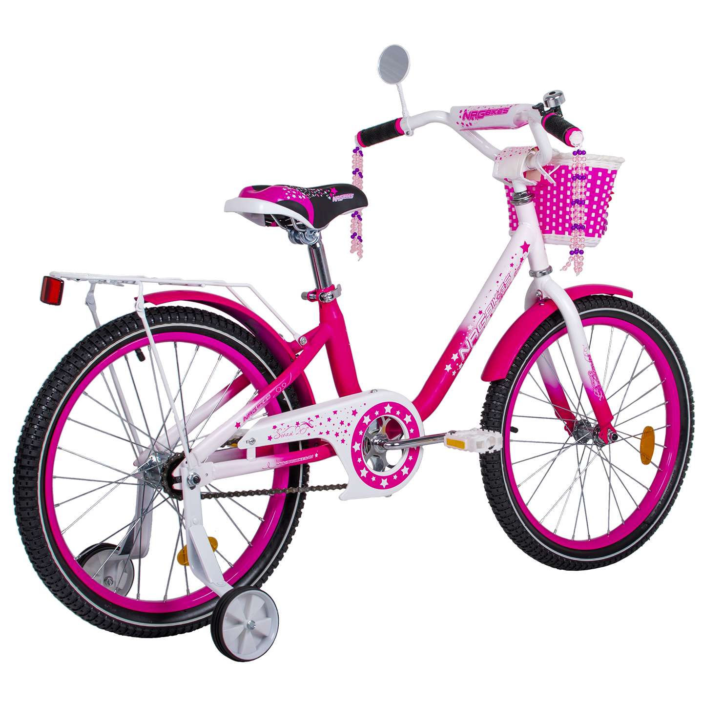 Велосипед NRG BIKES Swan 20 pink-white - фото 17