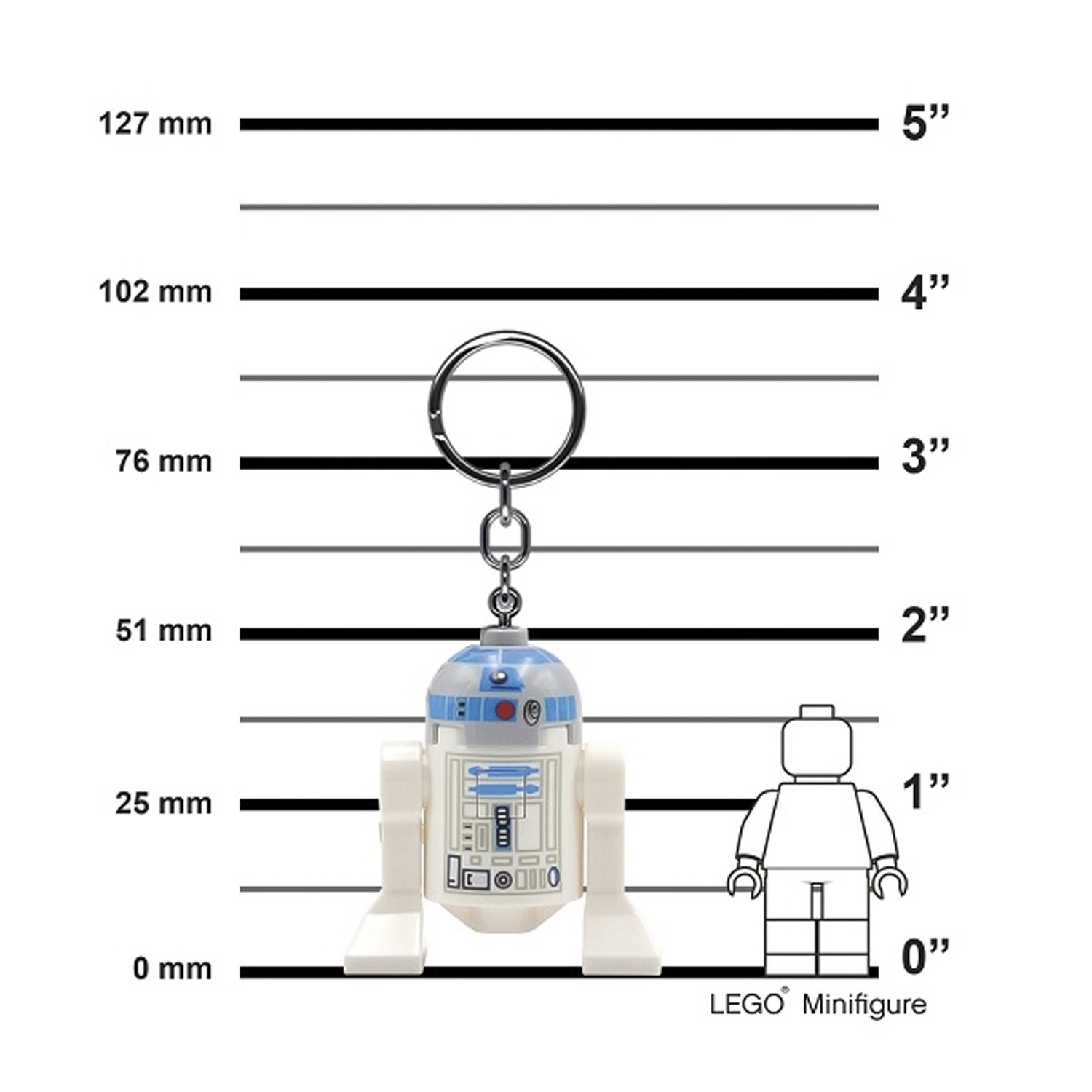 Брелок LEGO Star Wars - R2-D2 - фото 6