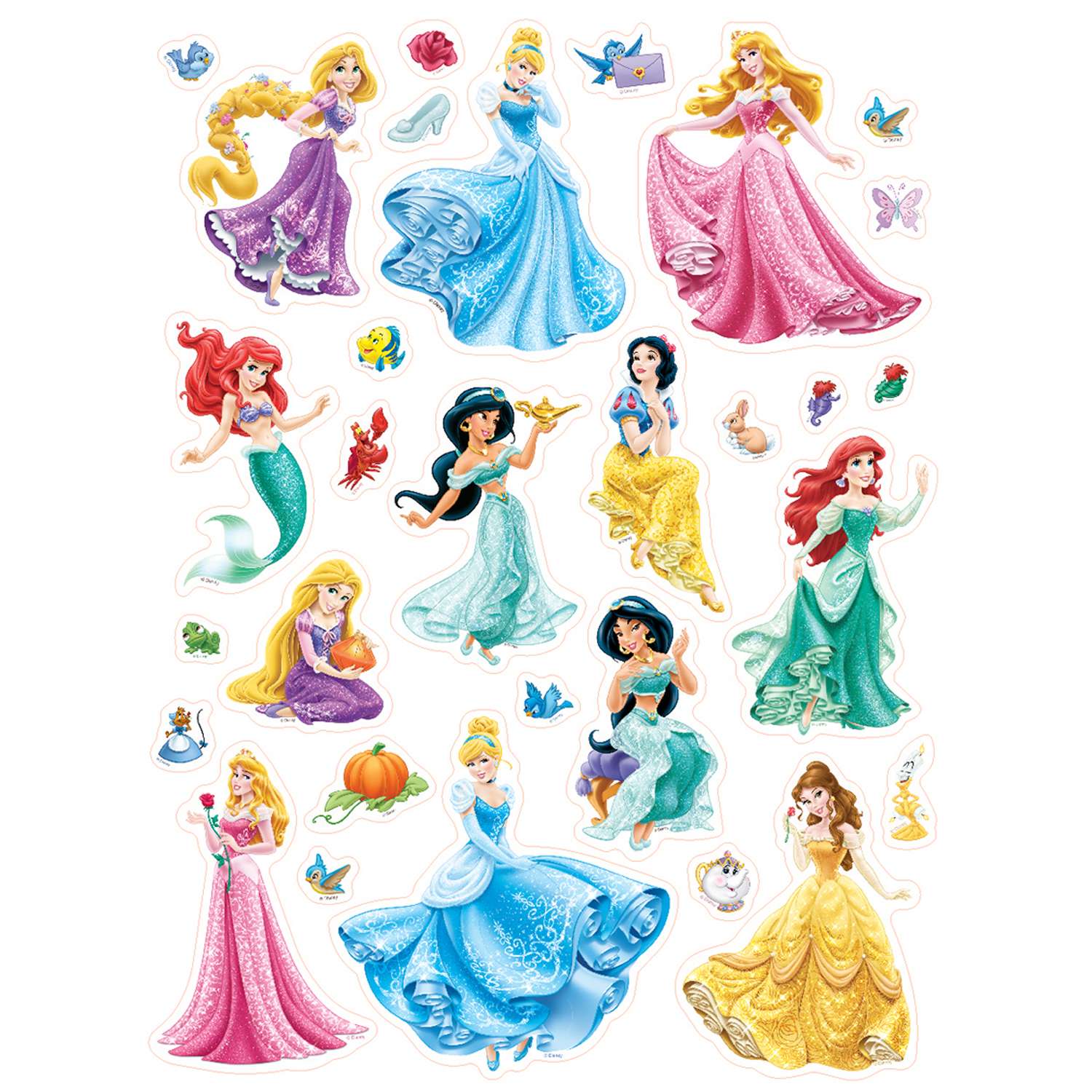 Интерьерный стикер Decoretto Disney Принцессы - фото 1