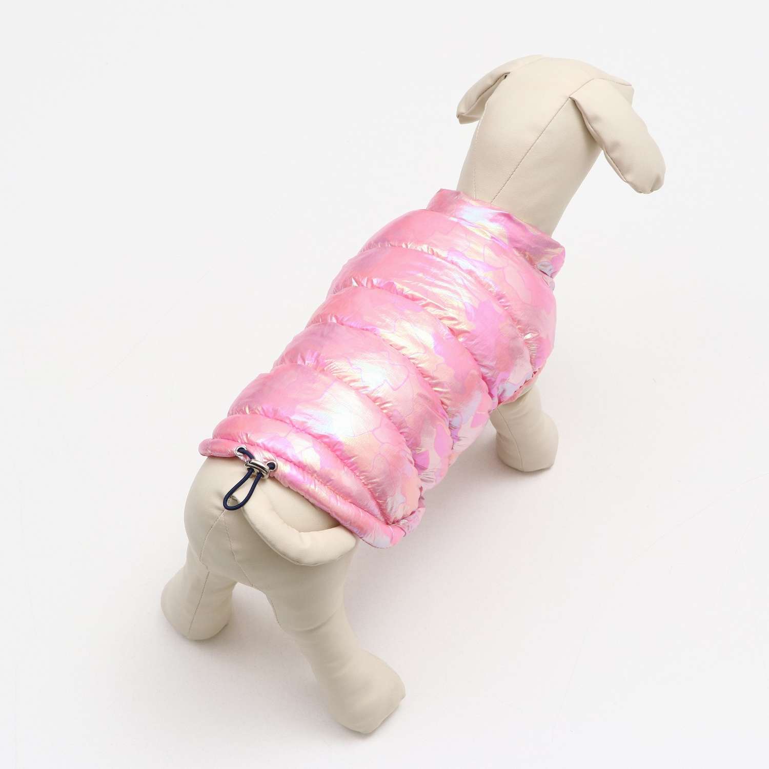 Куртка для собак Sima-Land двухсторонняя размер 16 розовая - фото 3