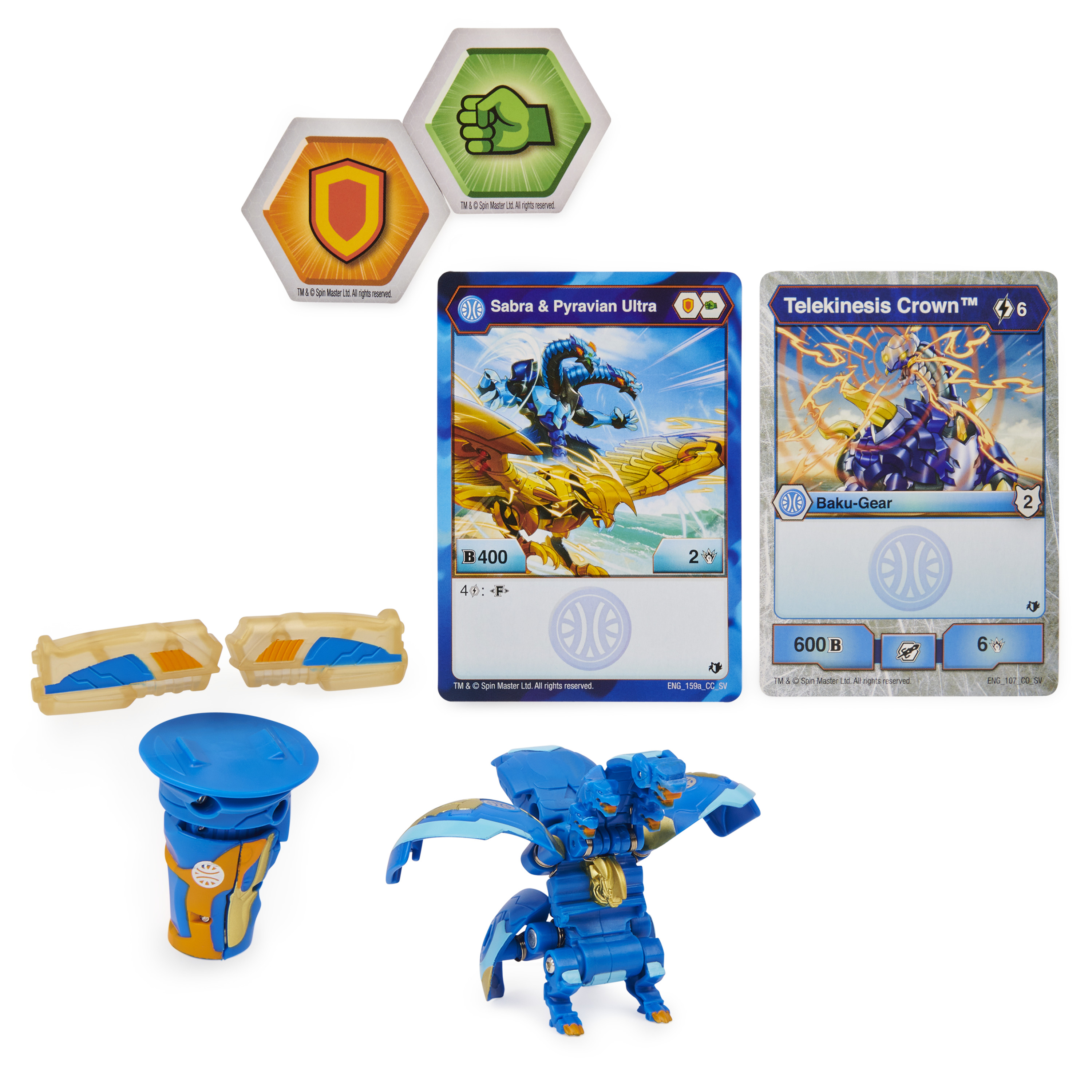 Набор игровой Bakugan DrgPyraBluGld 6055887/20126003 купить по цене 299 ₽ в  интернет-магазине Детский мир