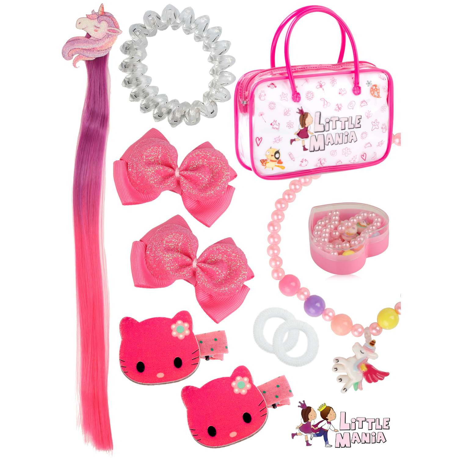 Набор аксессуаров для девочки Little Mania Принцесса Лекси 9 предметов - фото 1