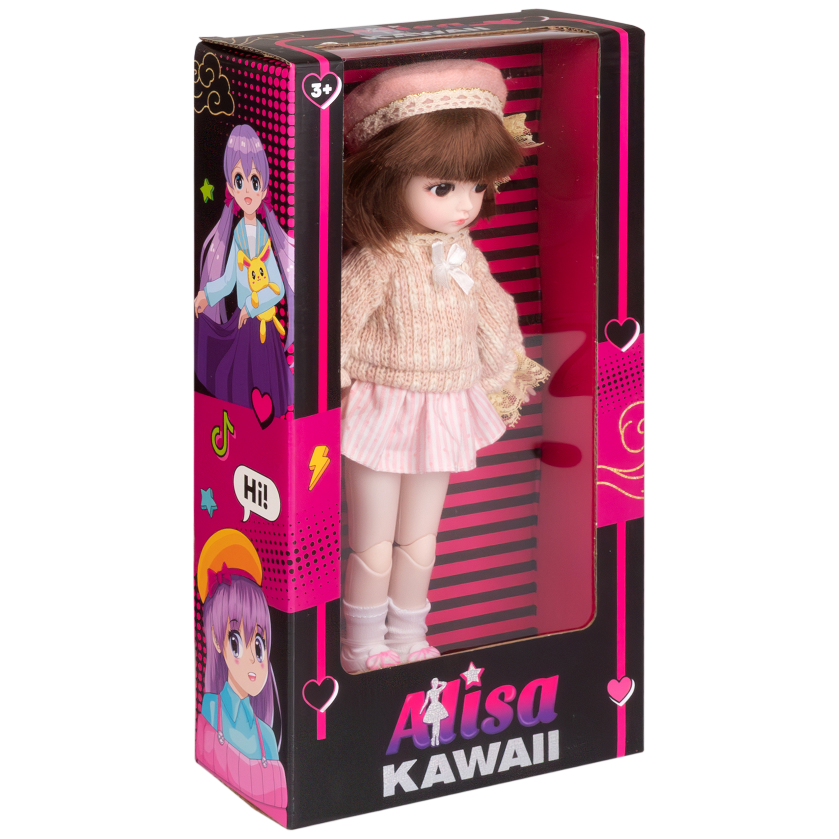 Кукла классическая 1TOY Alisa Kawaii Т24341 - фото 14