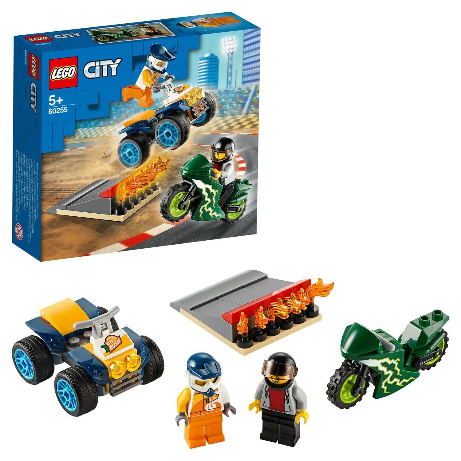 Конструктор LEGO City Nitro Wheels Команда каскадеров 60255 - фото 1