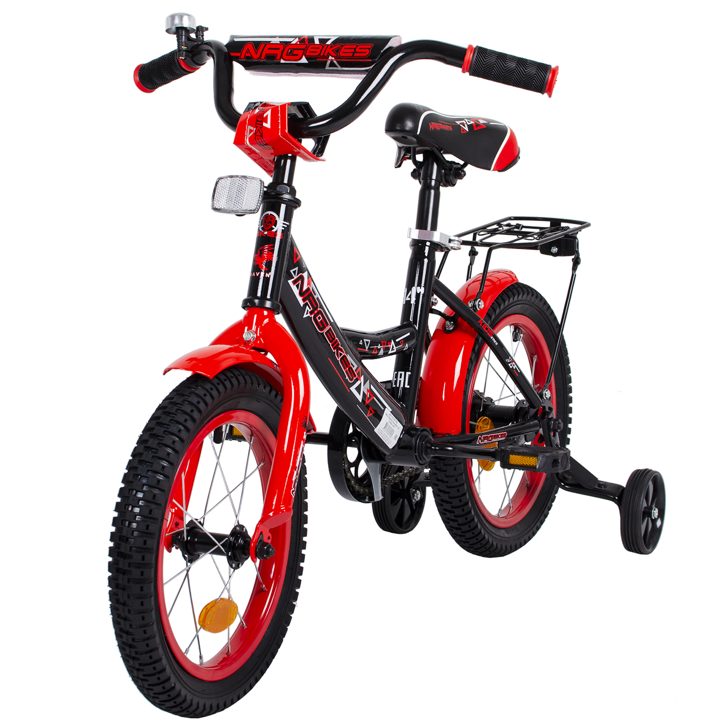 Велосипед NRG BIKES RAVОN 14 black-red - фото 13