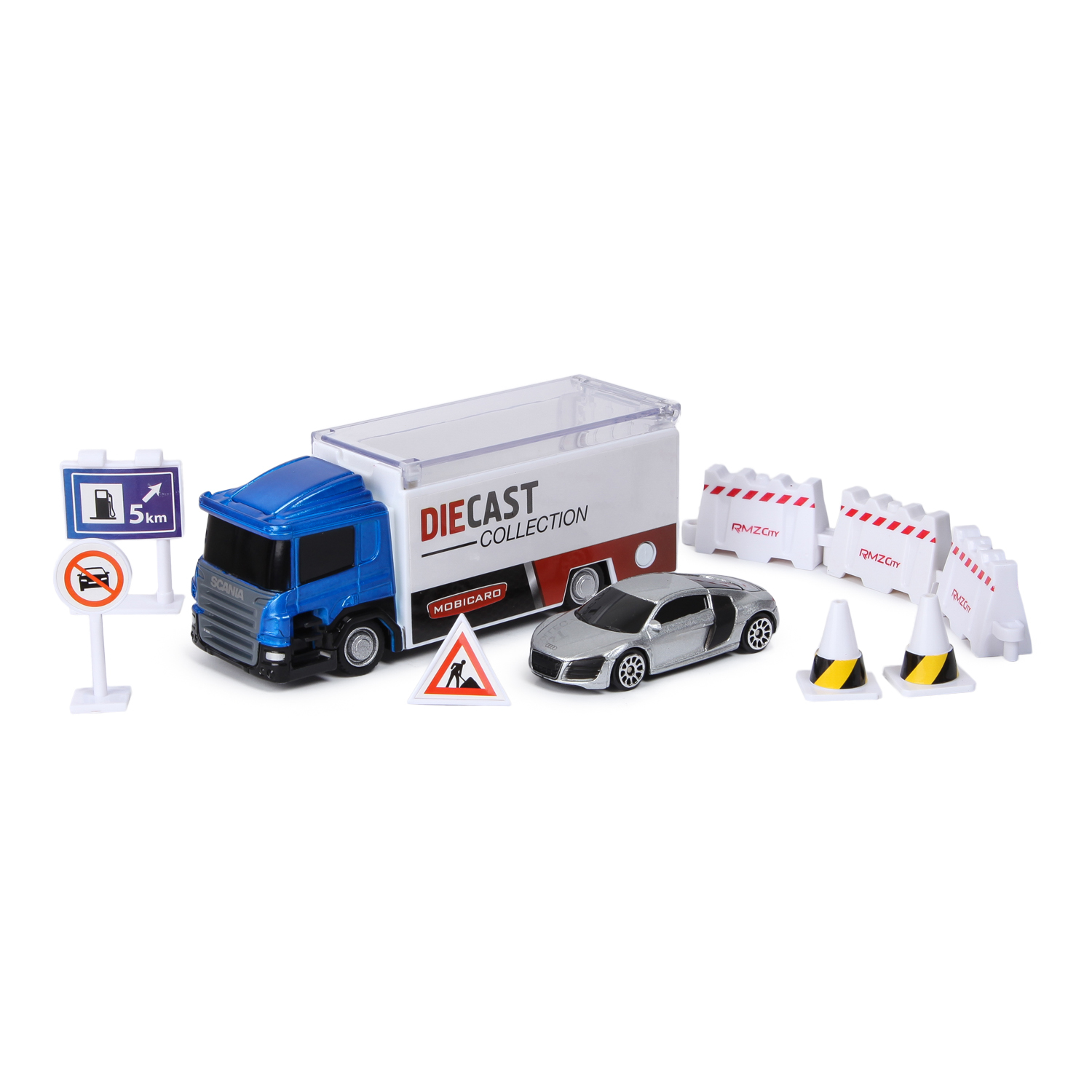 Автовоз Mobicaro Scania 1:64 без механизмов 144302S(A) - фото 1