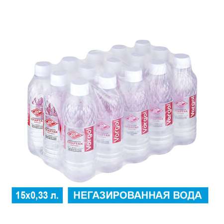 Вода питьевая Vorgol Вода Vorgol спартак негазированная 15 шт 330 мл