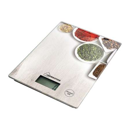 Весы кухонные электронные Homestar HS-3008 до 7 кг дизайн специи