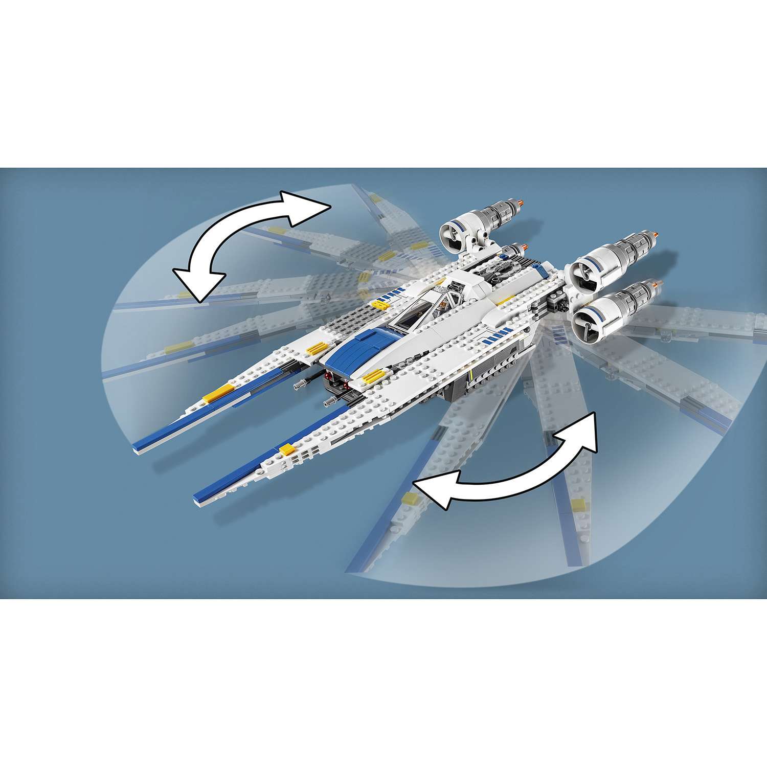 Конструктор LEGO Star Wars TM Истребитель Повстанцев «U-wing» (75155) - фото 6