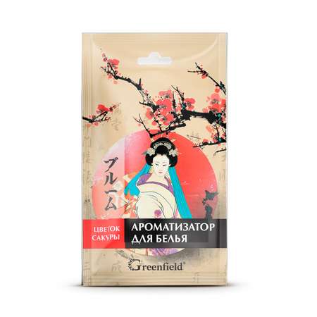Ароматизатор для белья Greenfield Японская серия Цветок сакуры