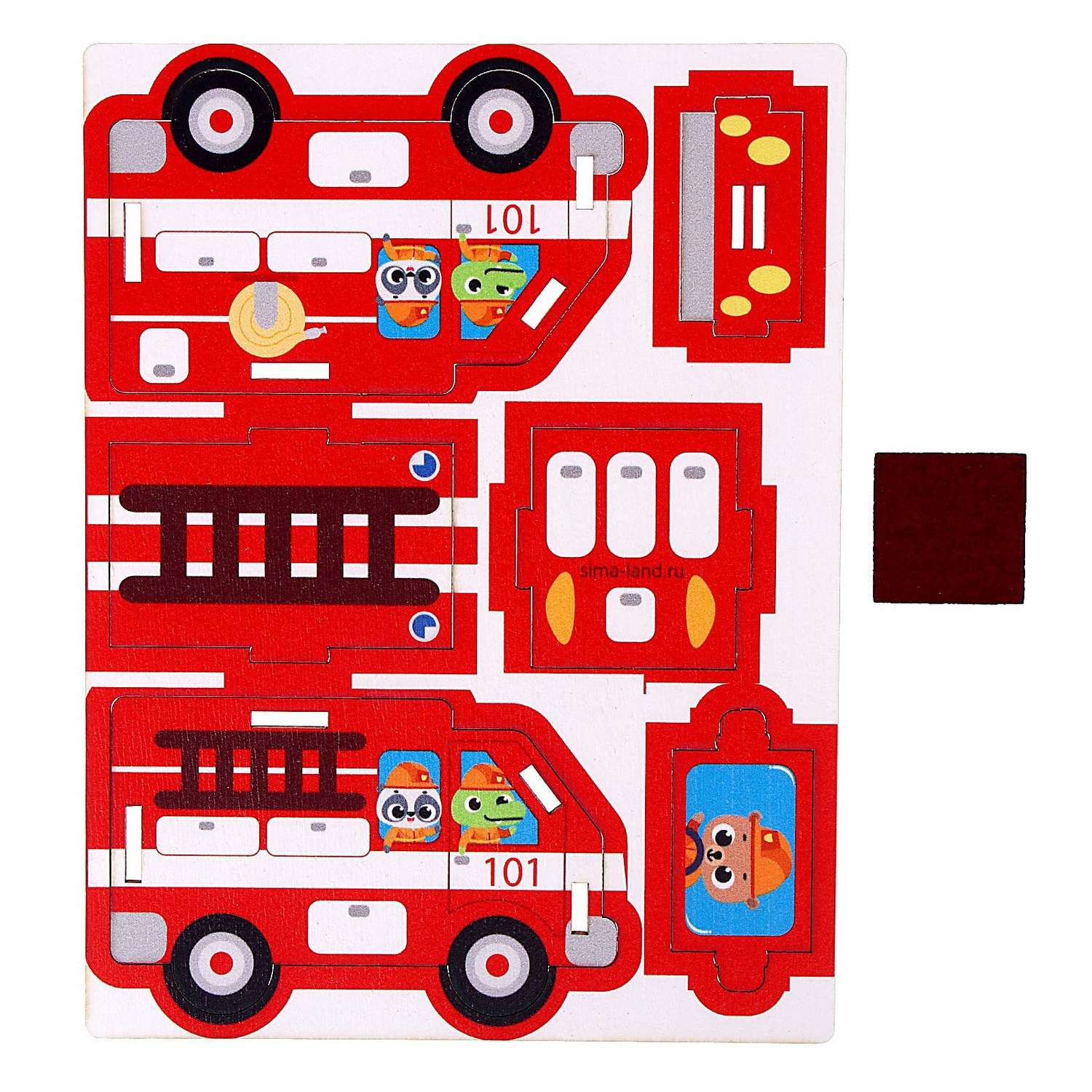 Сборная модель Лесная мастерская машина «Пожарная» - фото 3