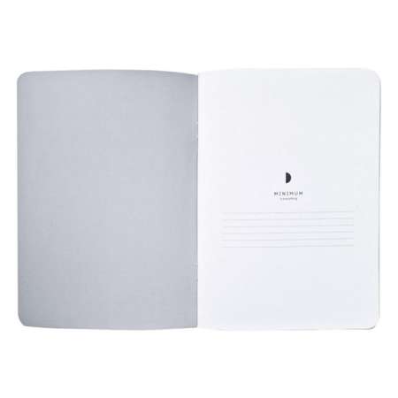 Бизнес-тетрадь Be Smart А5 40 листов клетка скрепка minimalism серый 2 шт