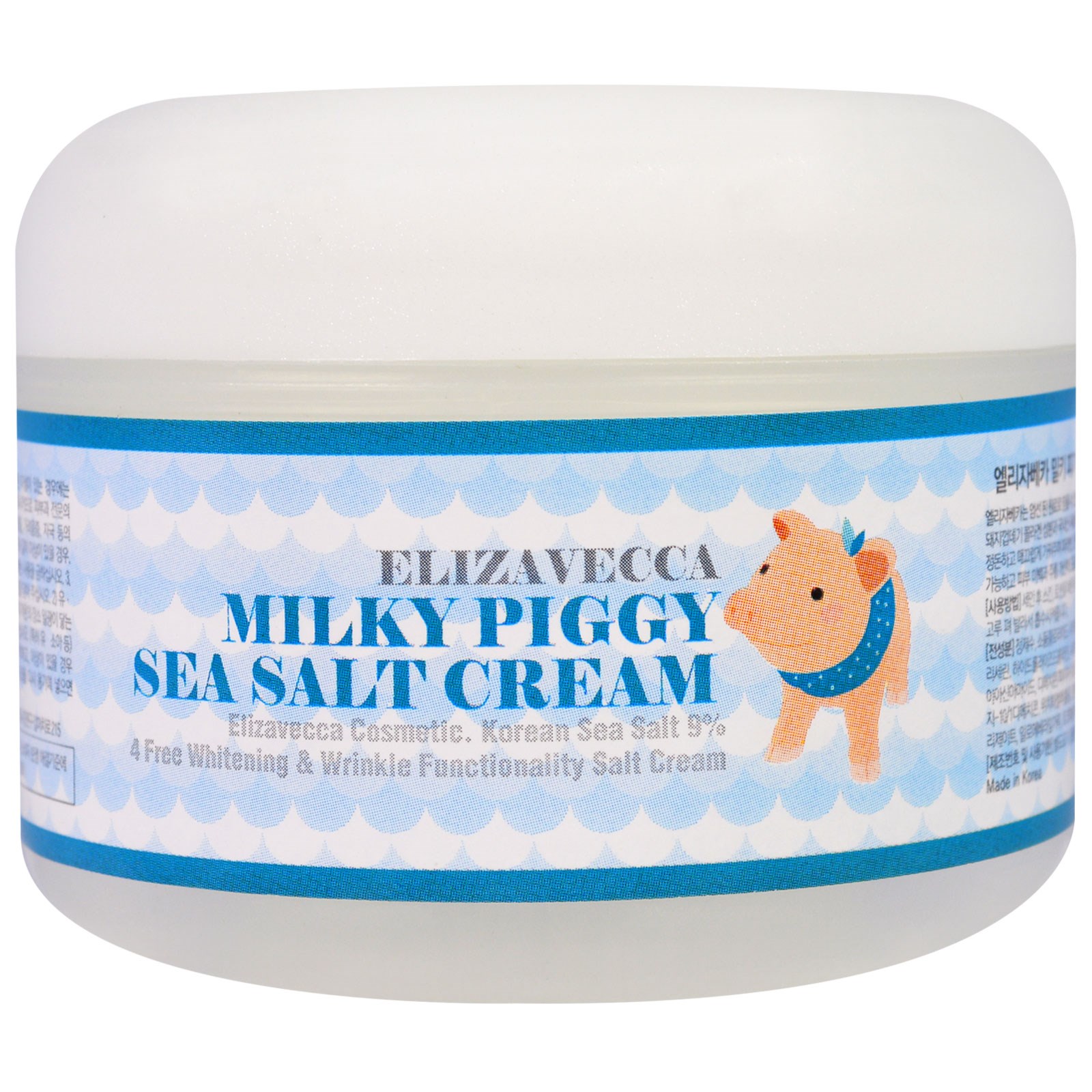 Крем для лица Elizavecca с коллагеном и морской солью Milky Piggy Sea Salt Cream 100мл - фото 3