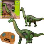 Динозавр на радиоуправлении Junfa Бронтозавр зеленый свет звук движение