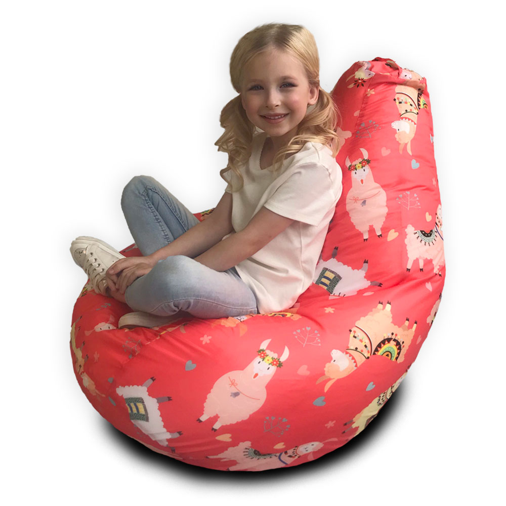 Кресло-мешок груша Bean Joy размер XL оксфорд принт - фото 2