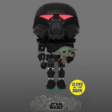 Фигурка Funko POP! Bobble Star Wars Mandalorian Dark Trooper V Child Exc 58286