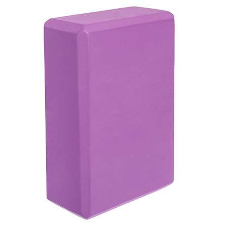 Блок для йоги STRONG BODY фиолетовый