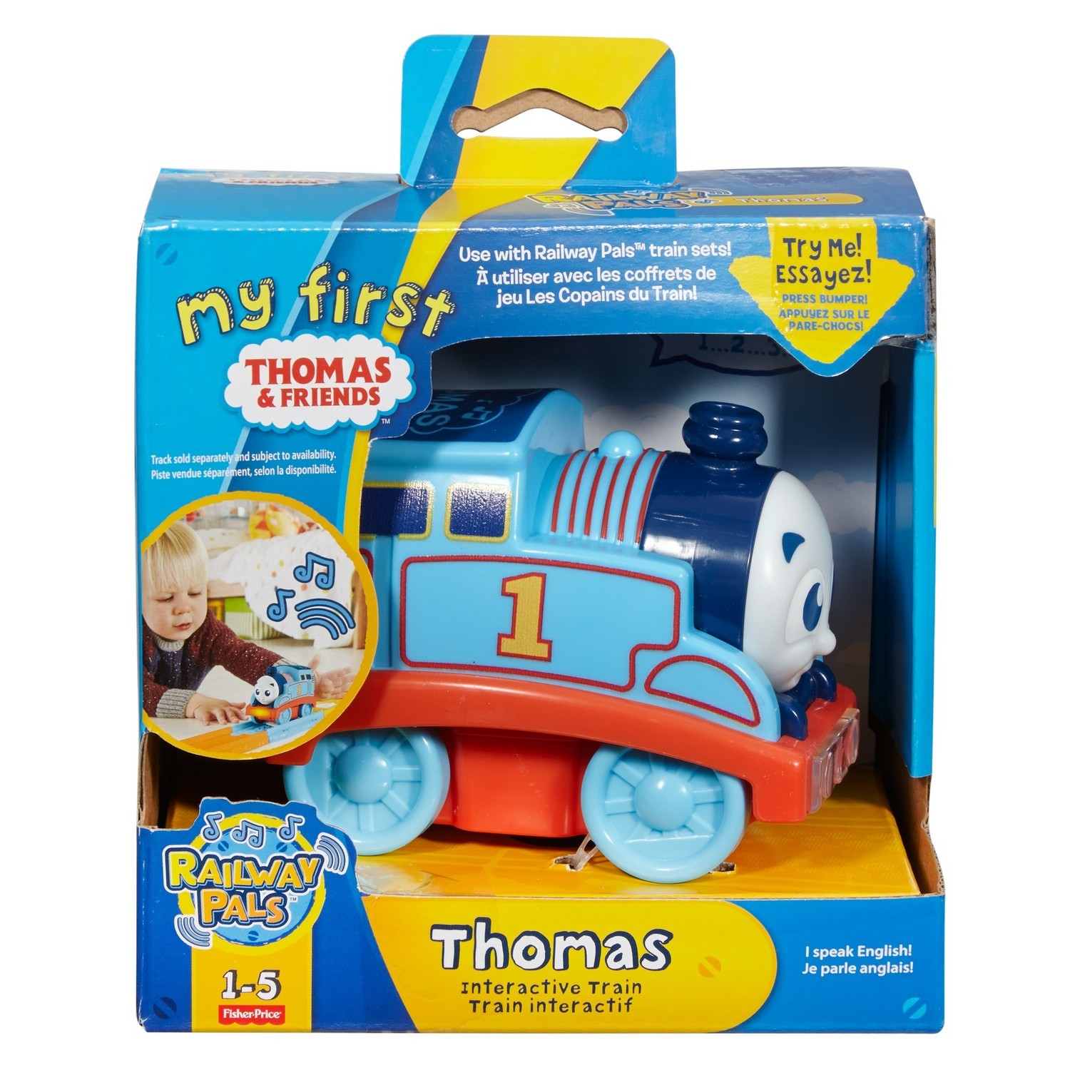 Игрушка развивающая Thomas & Friends Мой первый паровози FKC47 купить по  цене 99 ₽ в интернет-магазине Детский мир