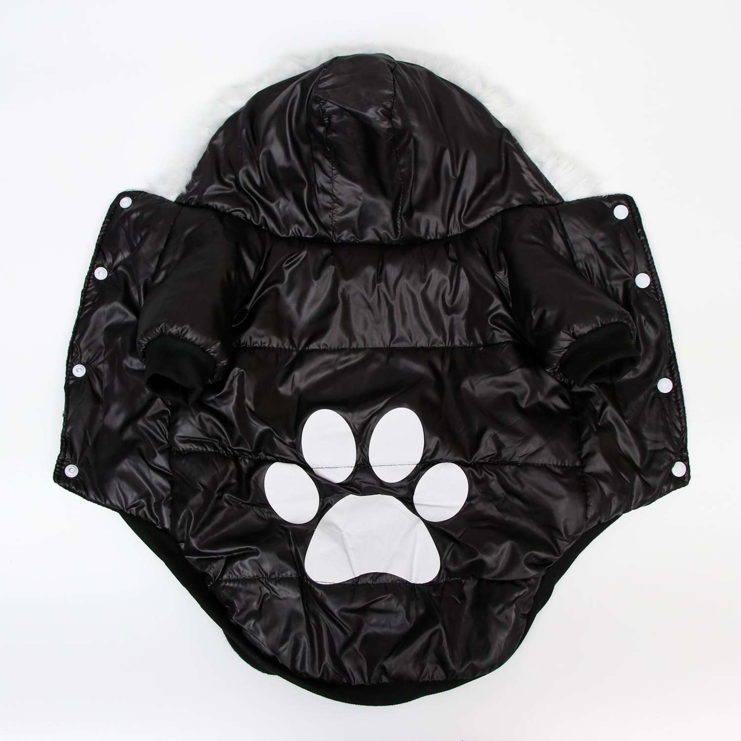 Куртка для собак Sima-Land с капюшоном и мехом размер XXL черная - фото 1