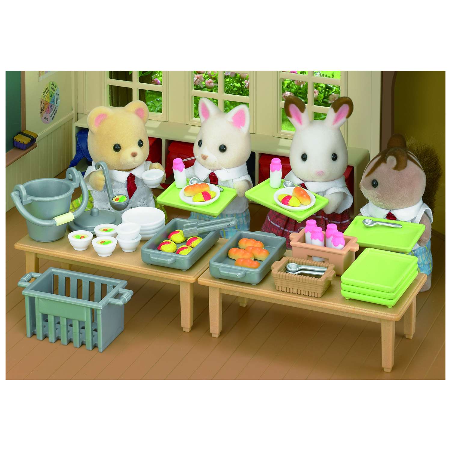 Набор Sylvanian Families Набор Школьный обед 5108 - фото 4