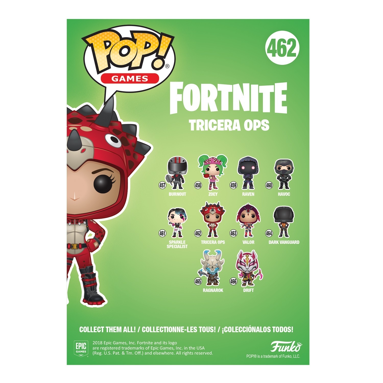 Игрушка Funko Pop Games Fortnite Tricera ops Fun1781 - фото 6