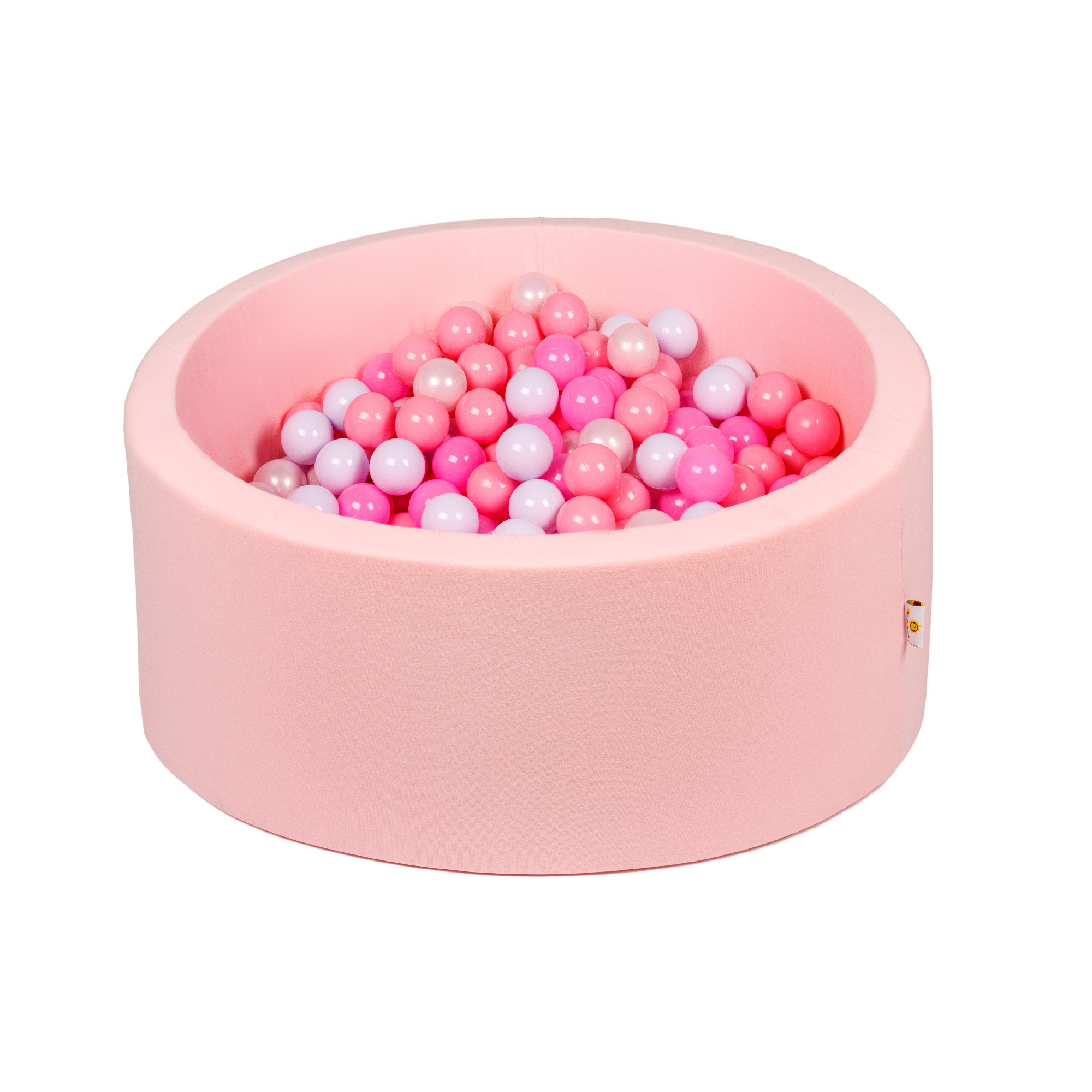 Сухой бассейн 85х30 Пазитифчик розовый + 200 шариков - фото 1