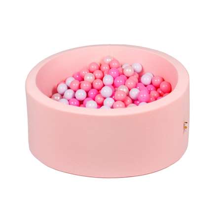 Сухой бассейн 85х30 Пазитифчик розовый + 200 шариков
